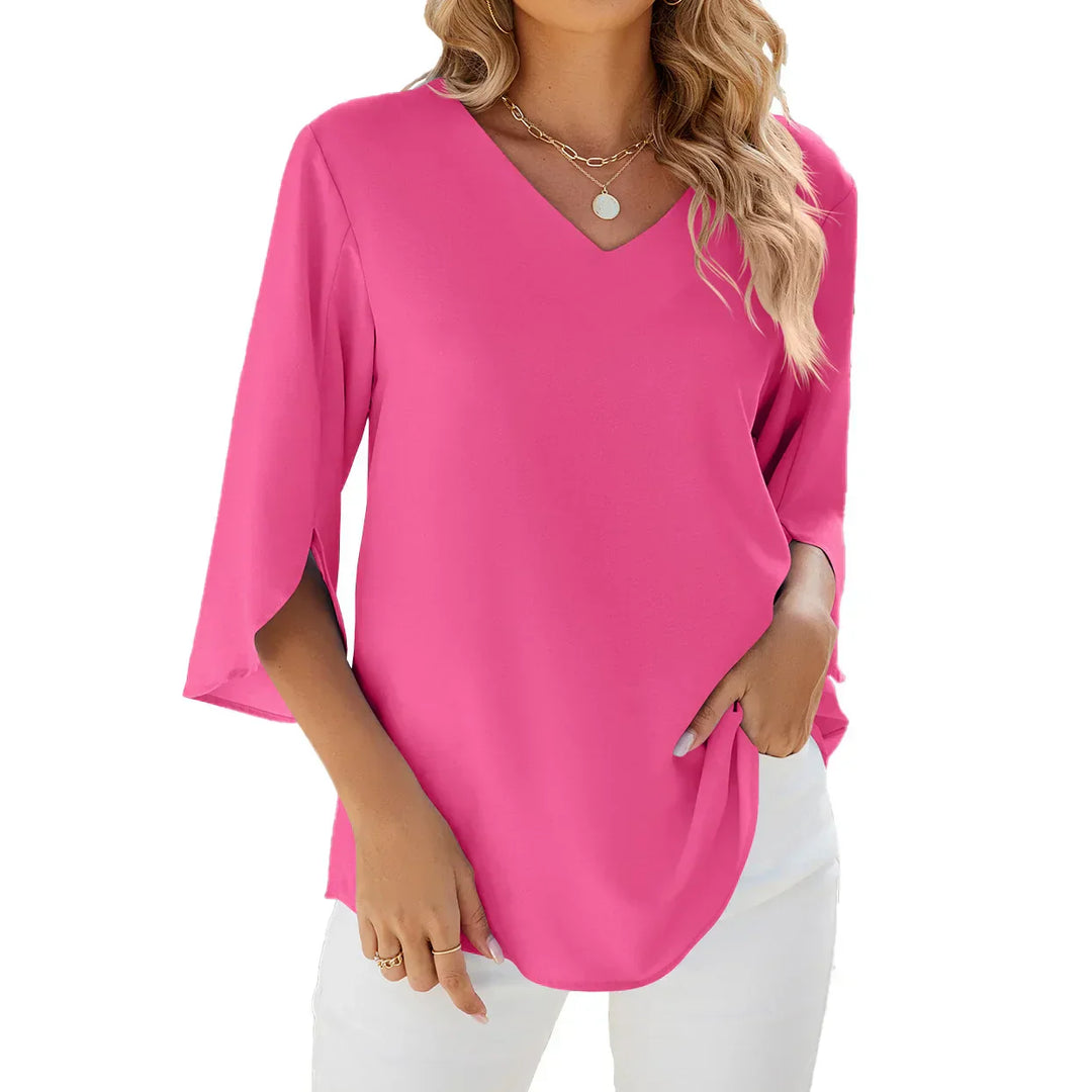 CARA | V NECK BLOUSE