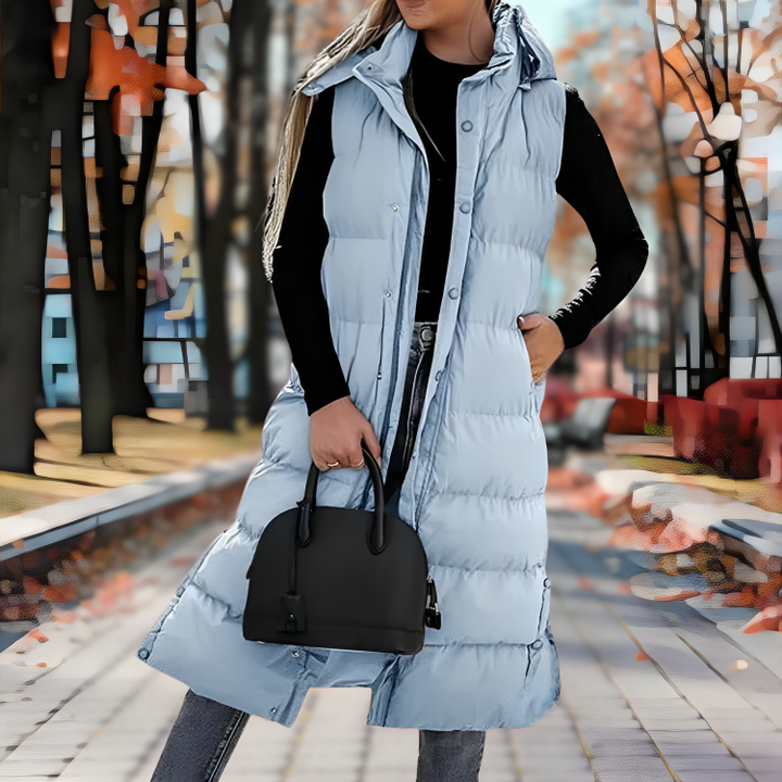 SANDRA | LONG PUFFER VEST