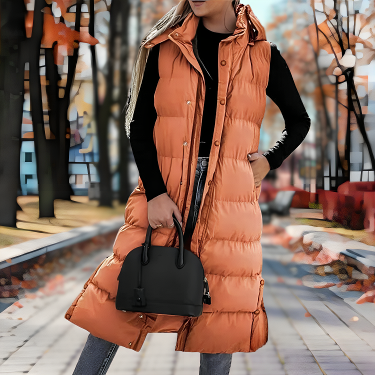SANDRA | LONG PUFFER VEST