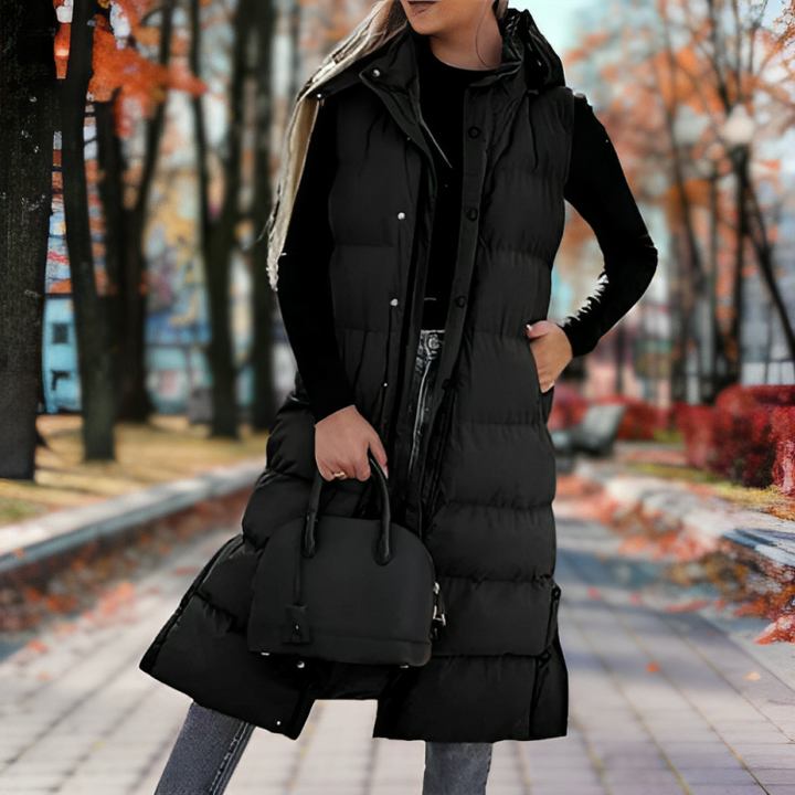 SANDRA | LONG PUFFER VEST