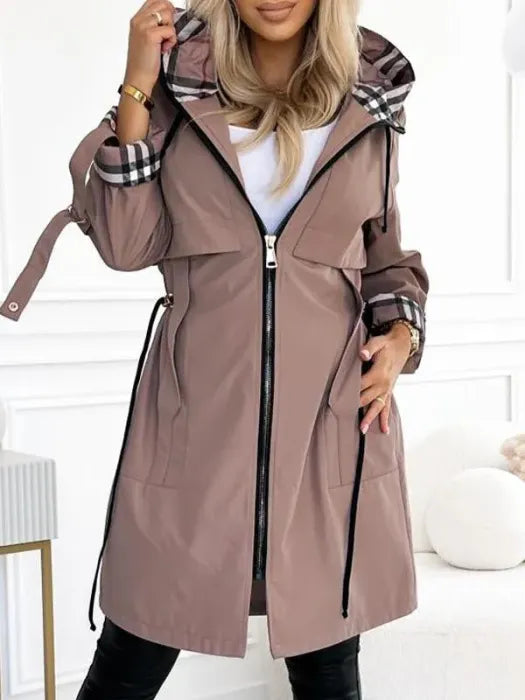 NATALIE - LUXURIOUS ZIP COAT