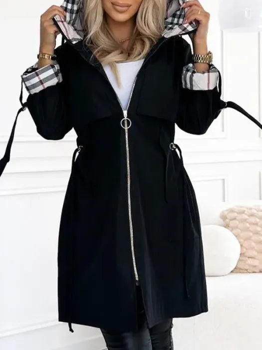 NATALIE - LUXURIOUS ZIP COAT